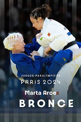 Marta Arce vuelve a subir al podio paralímpico 12 años después con un bronce en judo -57kg J2