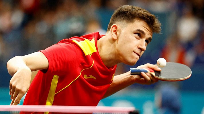 Tenis de mesa Paralímpicos Paris 2024 - Mesa 1. Semifinal individual (M) MS9. L. Debos (BEL) vs. A. Cepas (ESP)