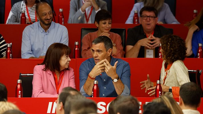 Fin de semana 24h - Sánchez promete ante sus líderes territoriales "avanzar en progreso, convivencia y cohesión" en Cataluña y en España