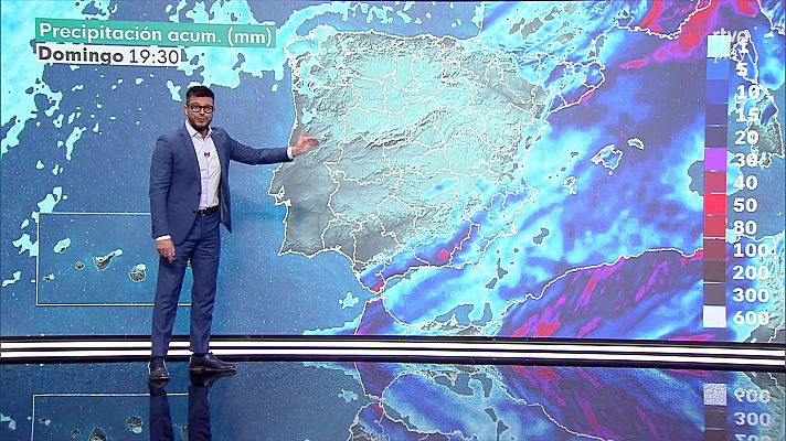 El tiempo - Posibilidad de chubascos localmente fuertes en Pirineos y nordeste de Cataluña a primeras horas