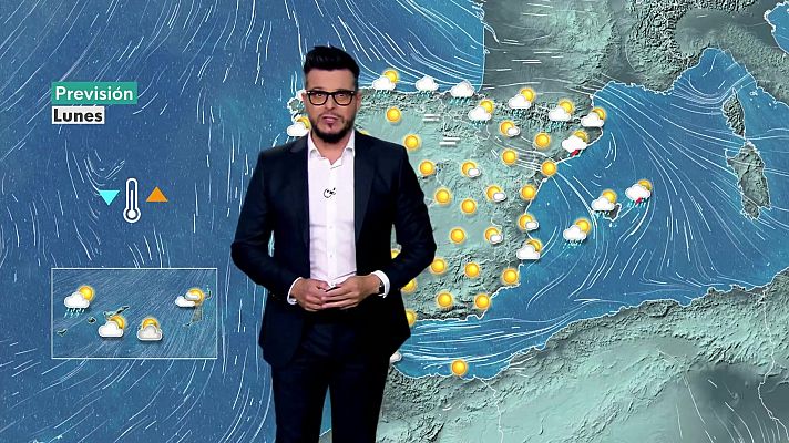 El tiempo - Las máximas descenderán en la vertiente mediterránea y acusadamente en Baleares