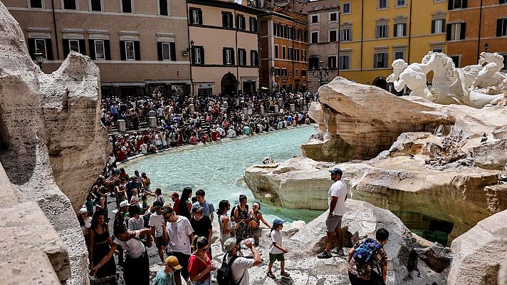 Telediario 1 - Pagar por ver la Fontana de Trevi, la medida de Roma para evitar morir de éxito