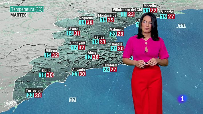 L'informatiu - Comunitat Valenciana - El tiempo en la Comunitat Valenciana - 09/09/2024