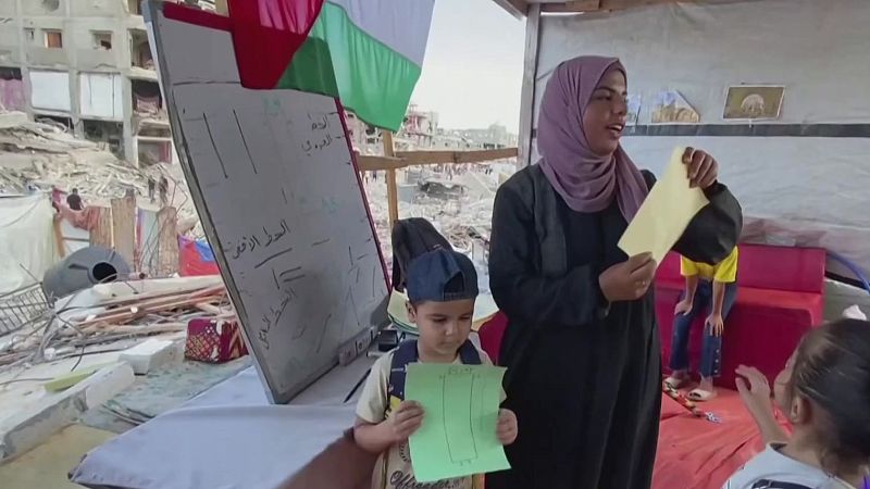 Más de medio millón de estudiantes vuelven a quedarse sin clase en Gaza