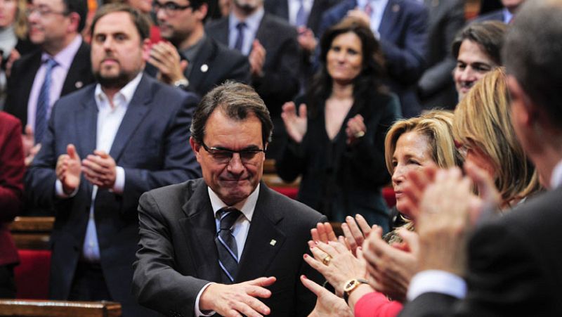 Artur Mas tomará este lunes posesión de su cargo como president por un segundo mandato