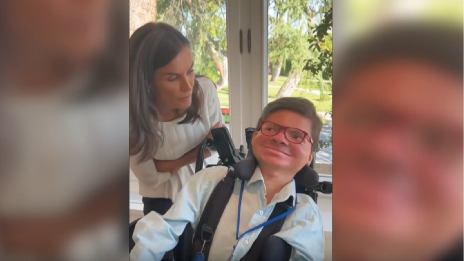 Un joven con laminopatía comparte su reencuentro con la reina Letizia