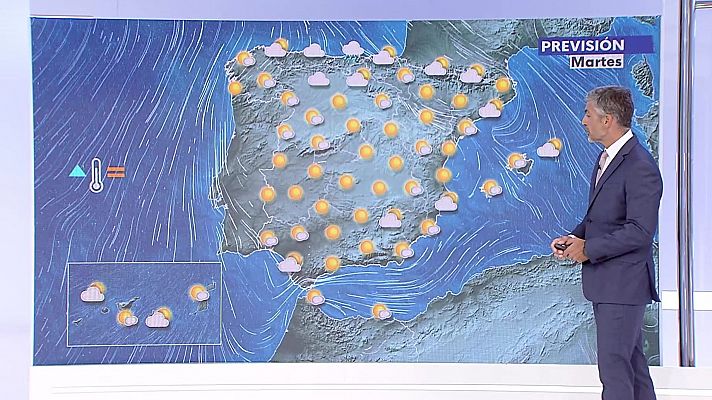 El tiempo - Intervalos de viento fuerte en el Estrecho, Ampurdán y con rachas muy fuertes en el bajo Ebro