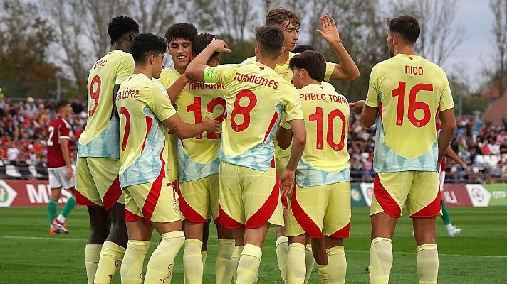 Fútbol - Resumen del Hungría - España sub-21 | Clasif. Europeo 2025