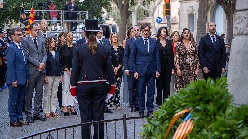 Primera Diada de Illa como president de Cataluña