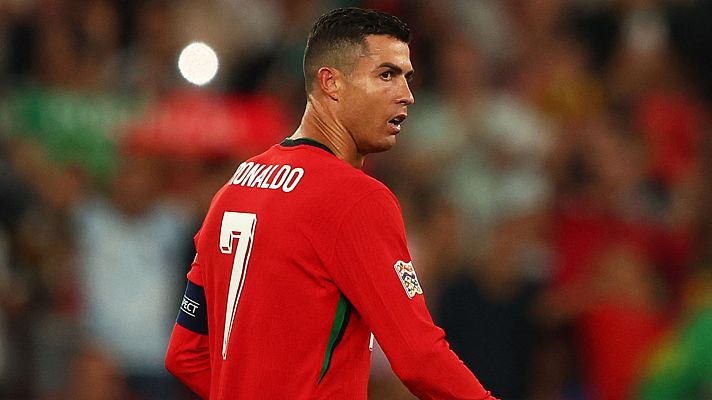 Telediario 1 - Cristiano Ronaldo no se olvida del Madrid y apuesta por Mbappé