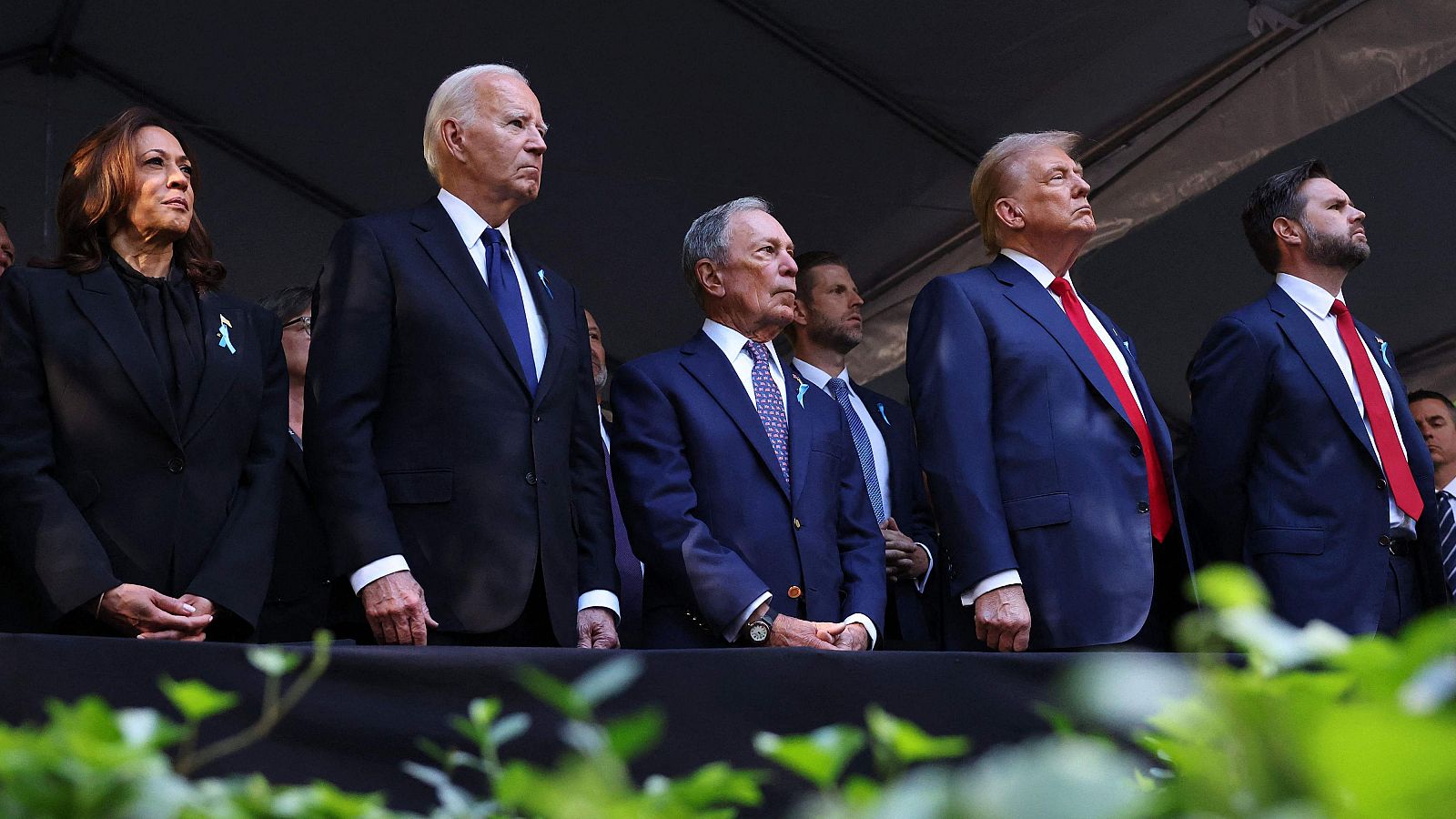 Nueva York rememora el 11S en un acto con Harris y Trump - La tarde en 24h | Ver