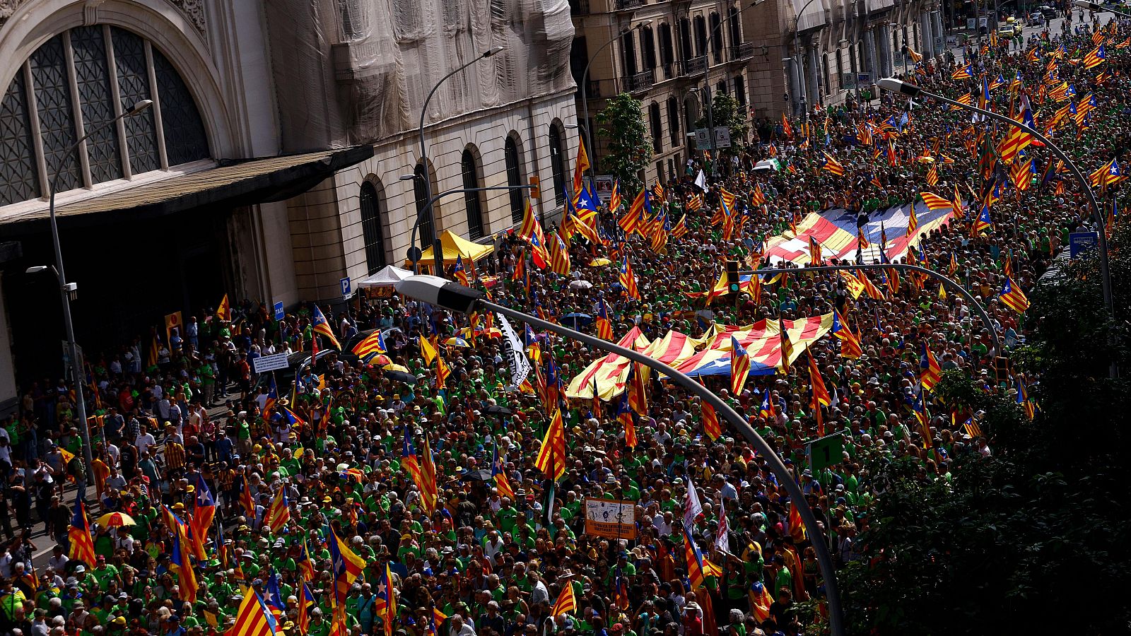 El independentismo pierde fuerza en la Diada