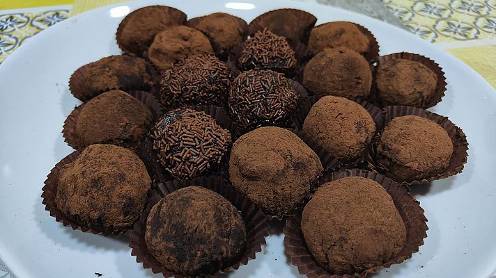 Receta de trufas para chuparse los dedos