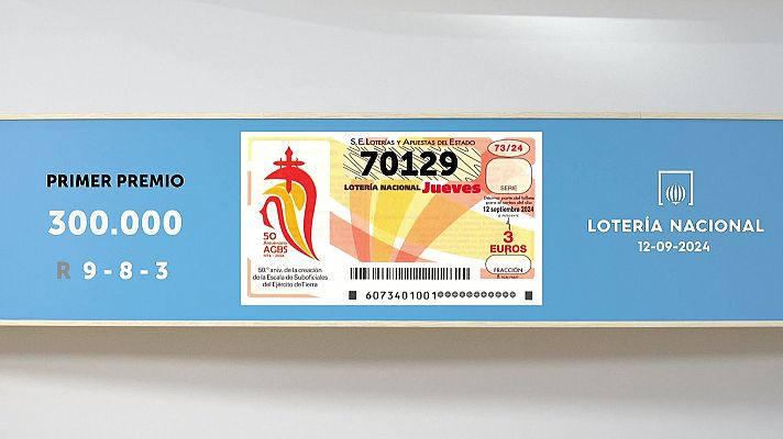 SELAE - Sorteo de la Lotería Nacional del 12/09/2024