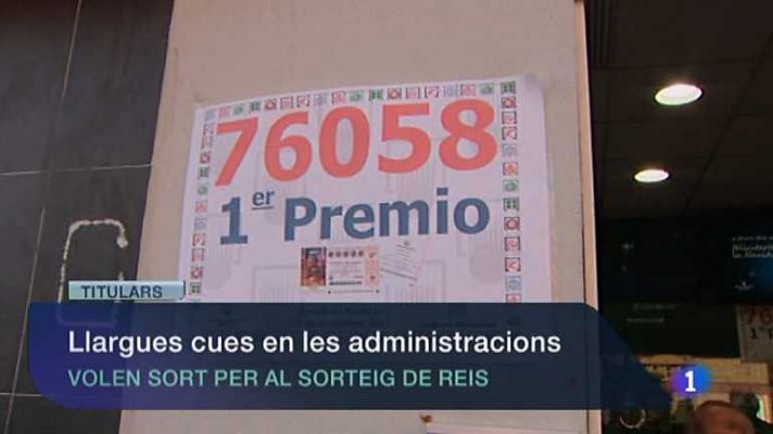 L'informatiu - Comunitat Valenciana - La Comunidad Valenciana en 2' - 24/12/12