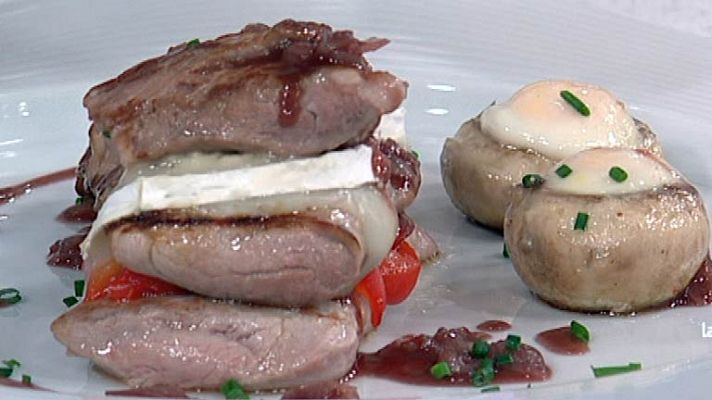 La mañana - Solomillo de cerdo con salsa oporto