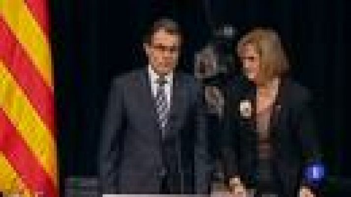 Telediario 1 - Discurso de cohesión de Mas