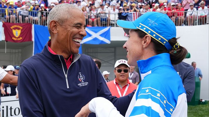 Barack Obama, invitado de lujo en el inicio de la Solheim Cup 2024