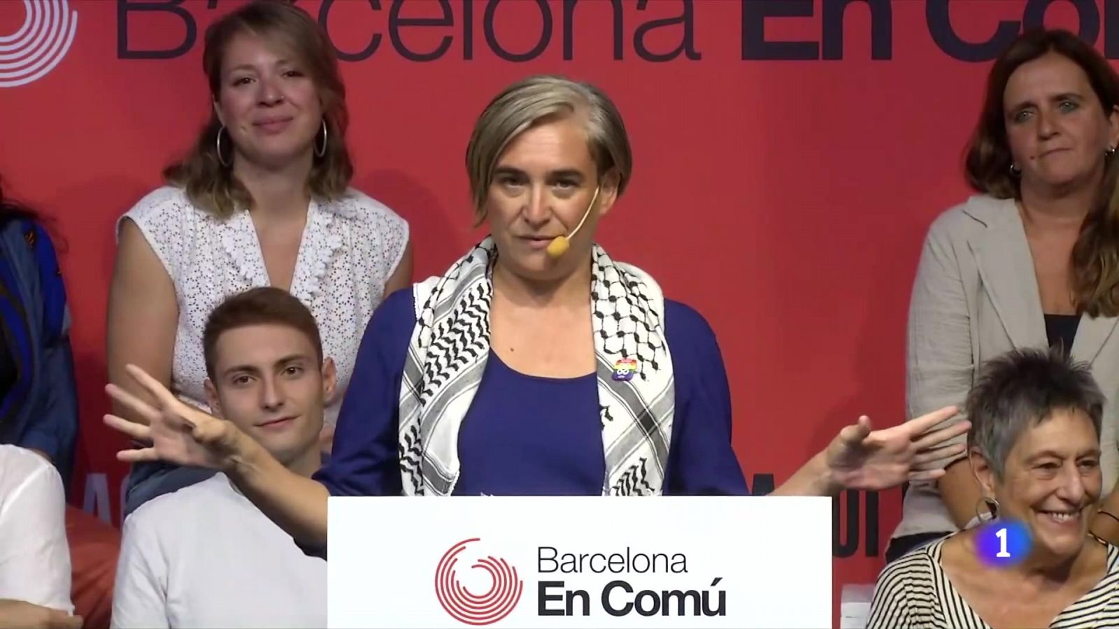 Ada Colau és optimista sobre el futur del comuns a Barcelona