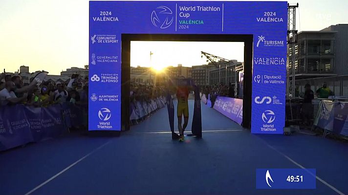 Triatlón - David Cantero se impone en la prueba de la Copa del Mundo de Valencia