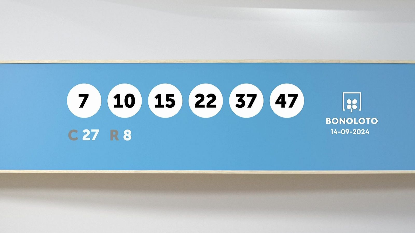 Sorteo de la Lotería Bonoloto del 14/09/2024 - Ver ahora
