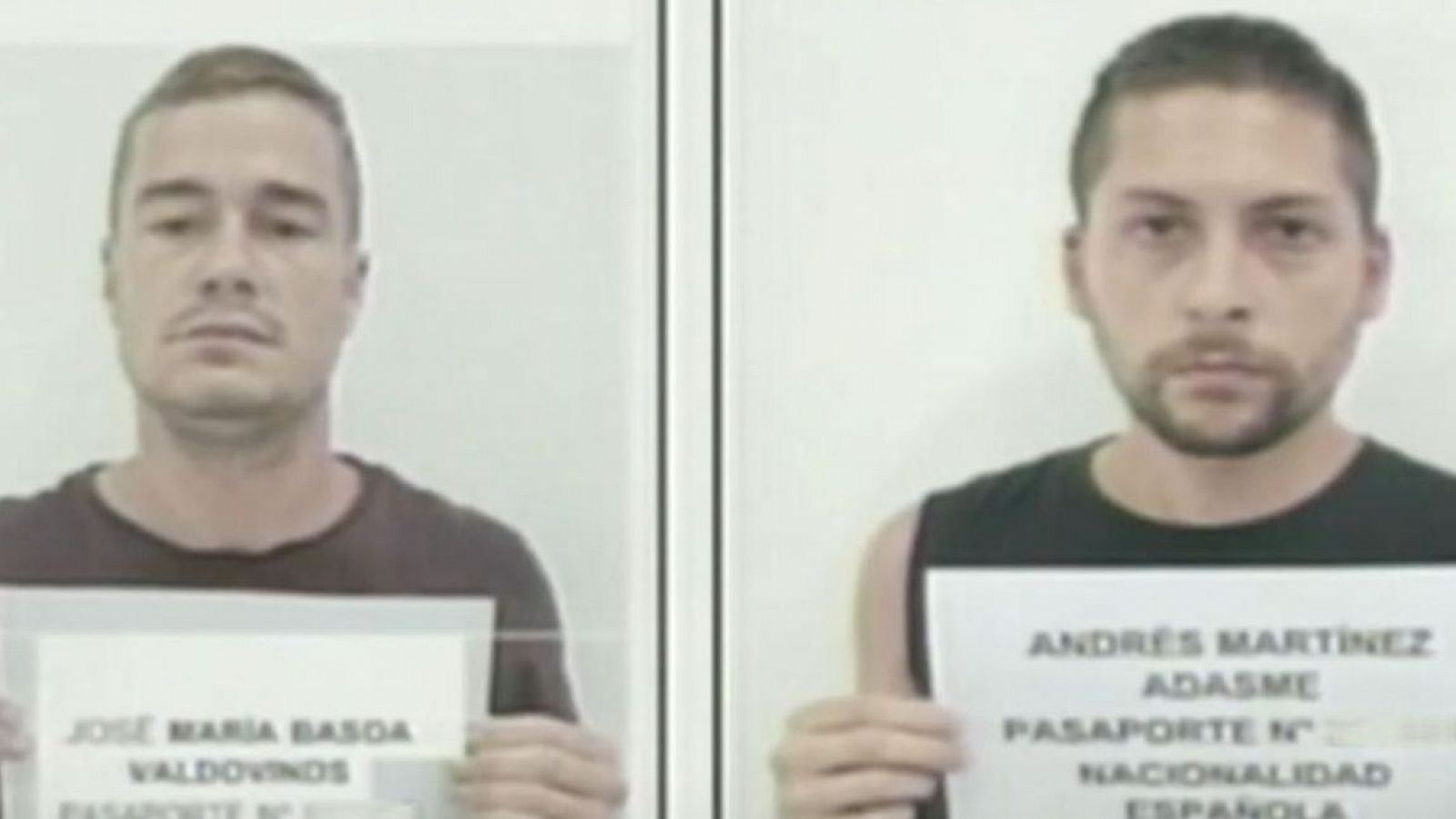 José María Basoa y Andrés Martínez Adasme, detenidos en Venezuela