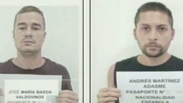 José María Basoa y Andrés Martínez Adasme son los dos españoles detenidos en Venezuela