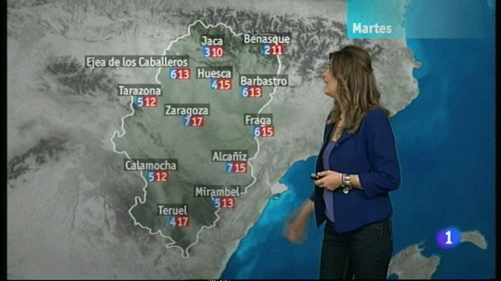 El tiempo en Aragón - 24/12/12