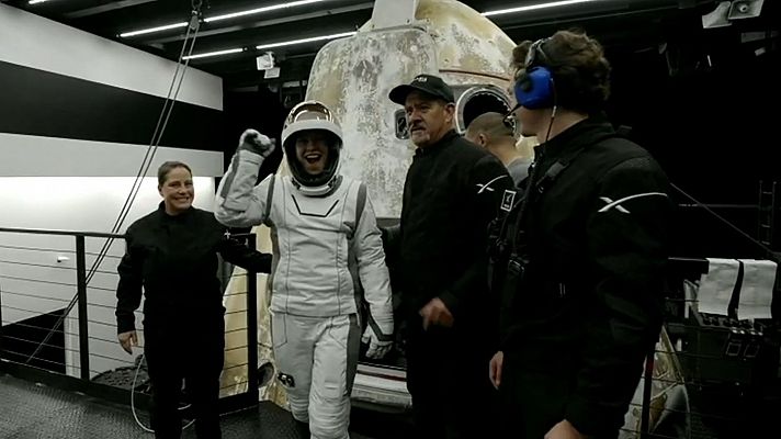 Telediario Fin de Semana - La histórica misión Polaris Dawn de SpaceX regresa a la Tierra