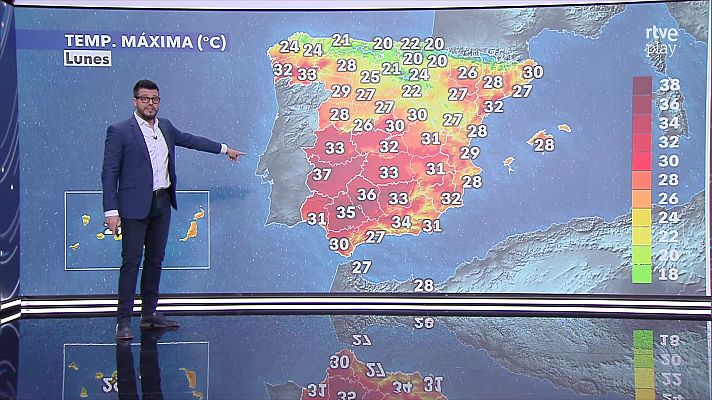 El tiempo - Levante fuerte con rachas muy fuertes en el área del Estrecho