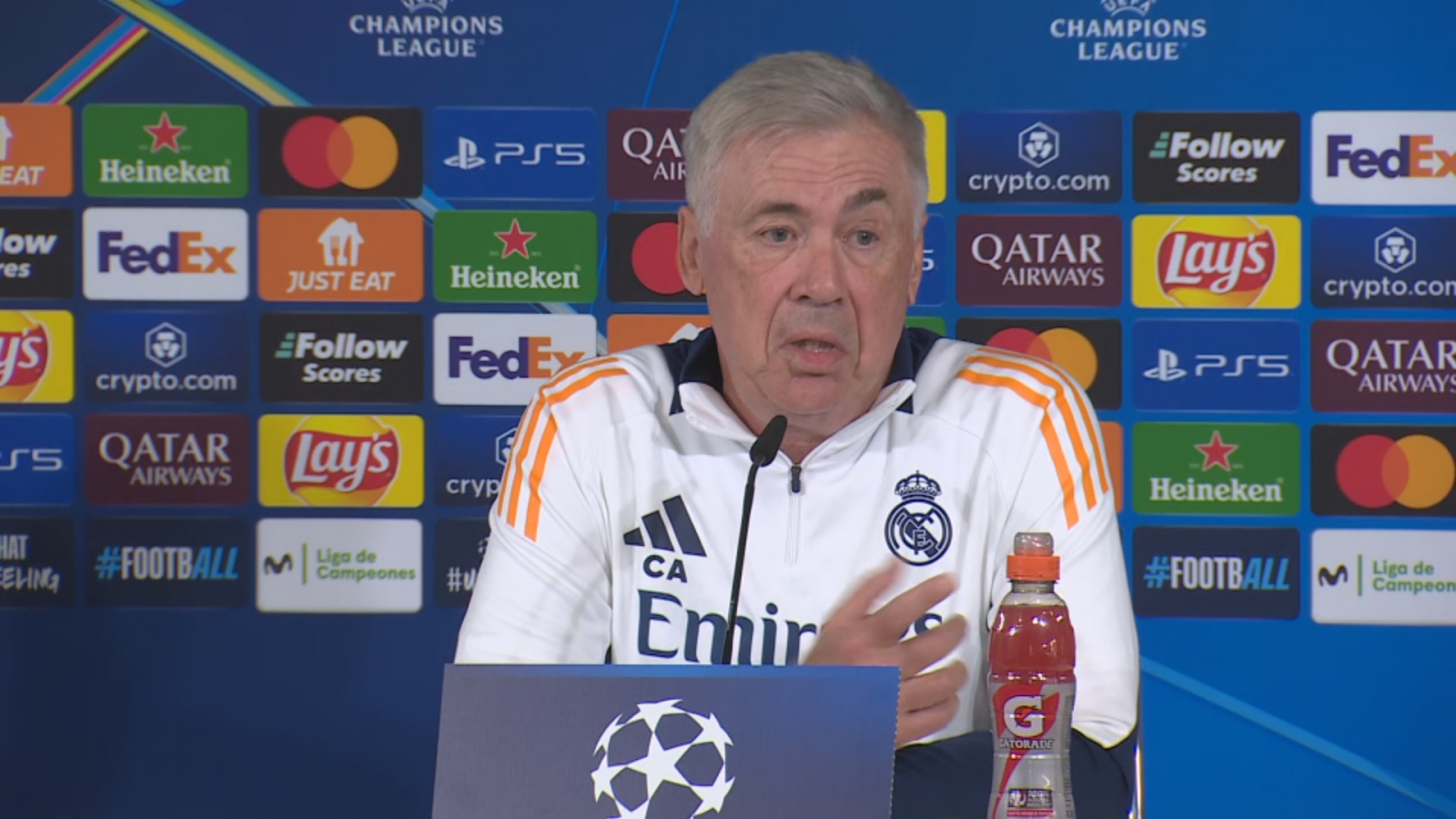 Real Madrid - Stuttgart: rueda de prensa de Carlo Ancelotti - Fútbol | Ver