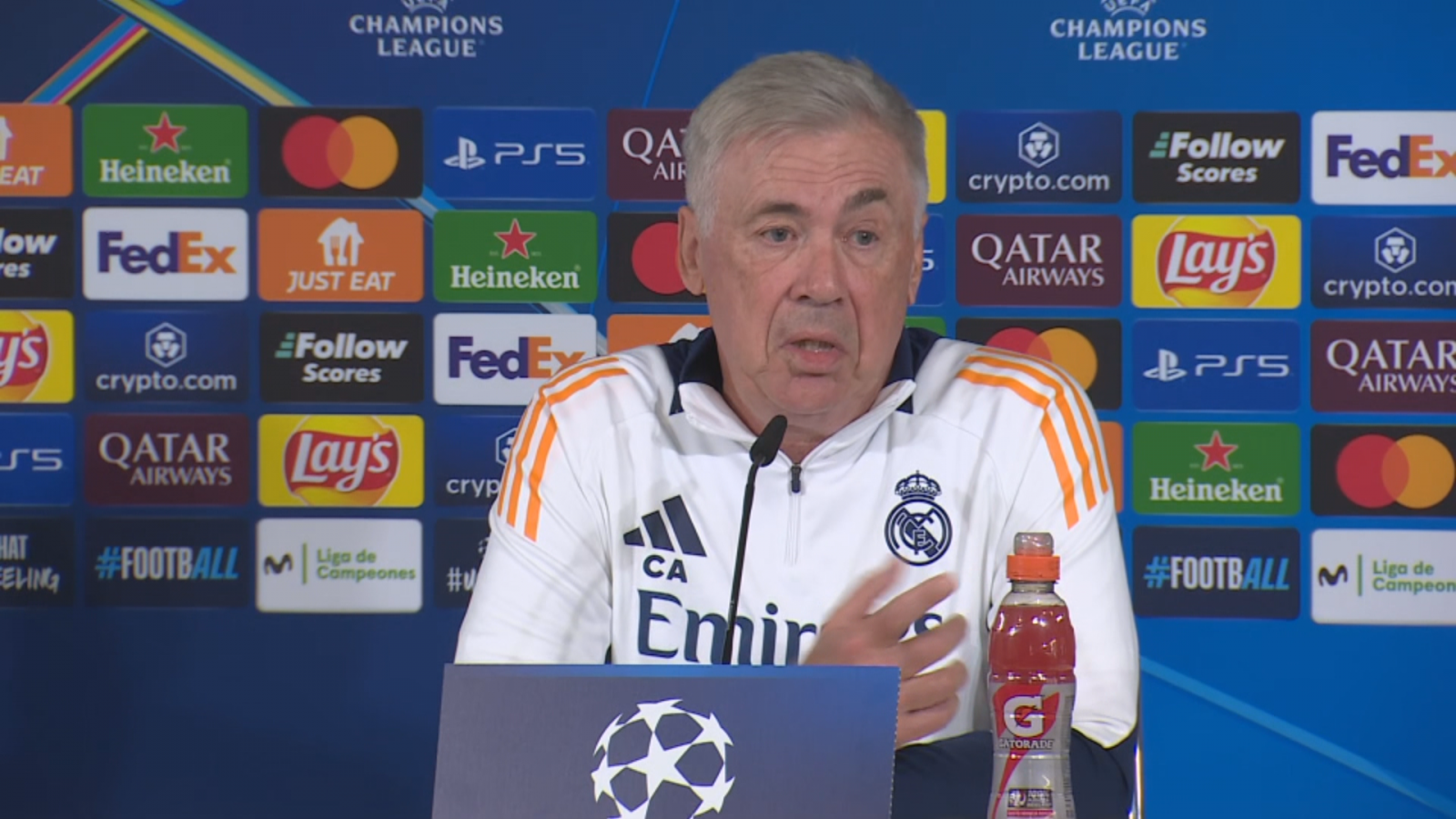 Real Madrid - Stuttgart: rueda de prensa de Carlo Ancelotti