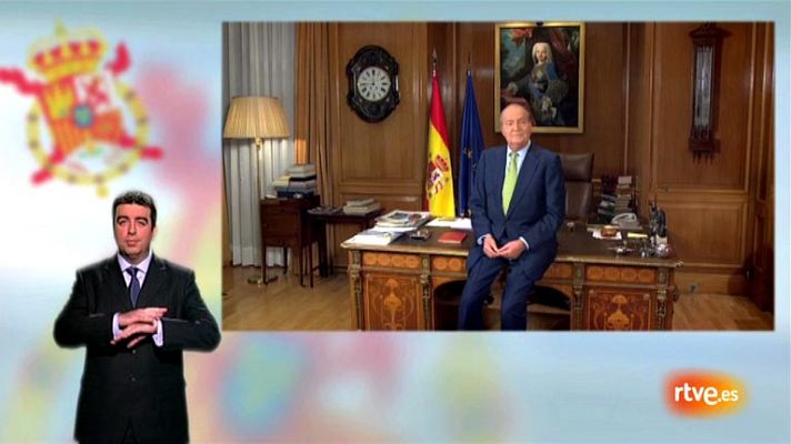  - Discurso íntegro de Navidad del rey en lengua de signos 2012
