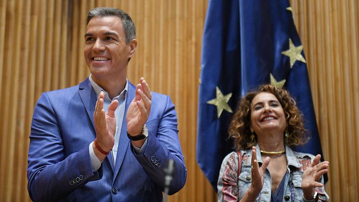 Telediario 1 - Sánchez llama a "tejer acuerdos" en el Congreso y los territorios