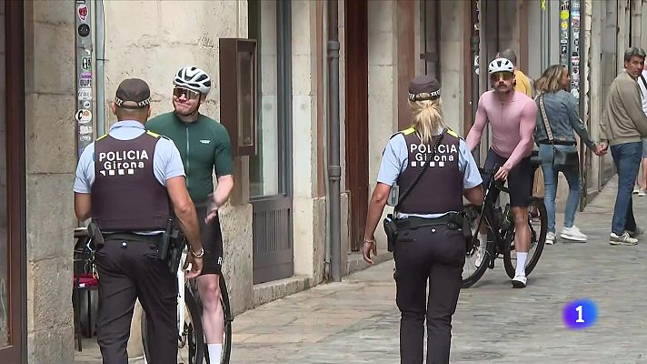 Girona comença a multar les infraccions dels ciclistes que circulin pel Barri Vell