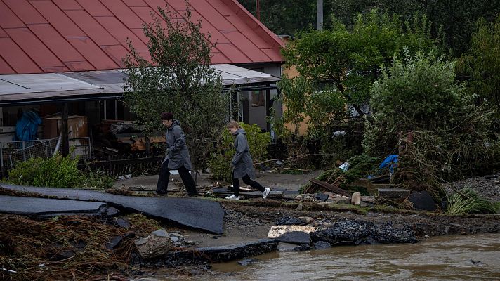 Telediario 2 - La borrasca Boris deja más de una decena de muertos y desaparecidos en Europa Central