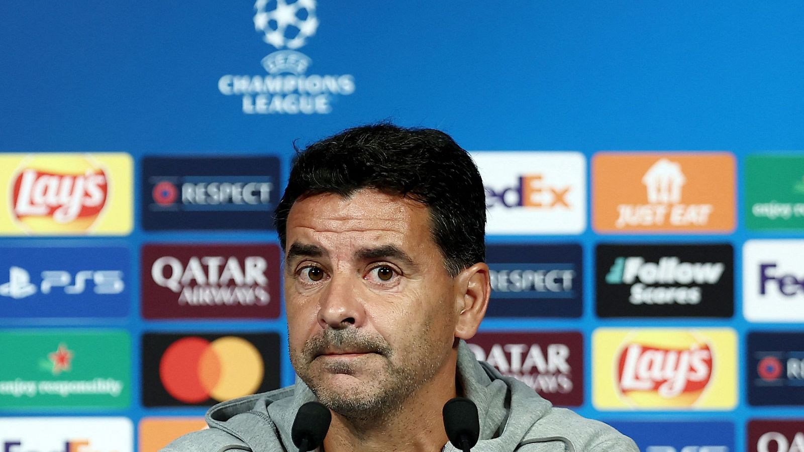 Míchel: "La Champions no nos sacará del foco del Girona, la Liga"