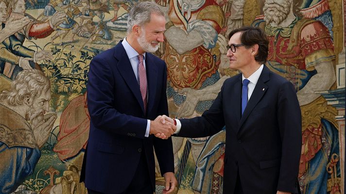 El rey recibe en Zarzuela a Illa tras nueve años sin reunirse con un president