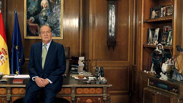 Telediario 1 - La crisis centra el mensaje del rey