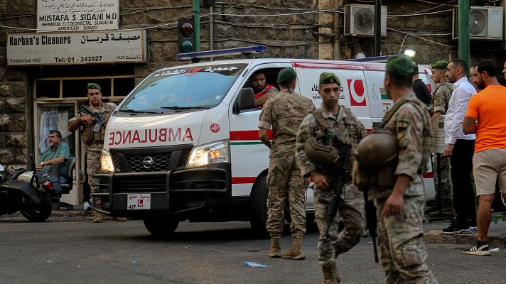 Telediario 1 - Hizbulá dice que habrá represalia "específica" a la "masacre israelí" de los buscapersonas