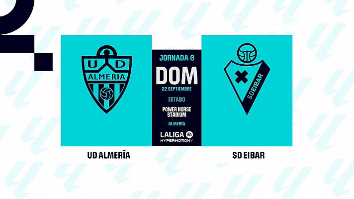 Almería - Eibar: resumen de la 6ª jornada | Segunda