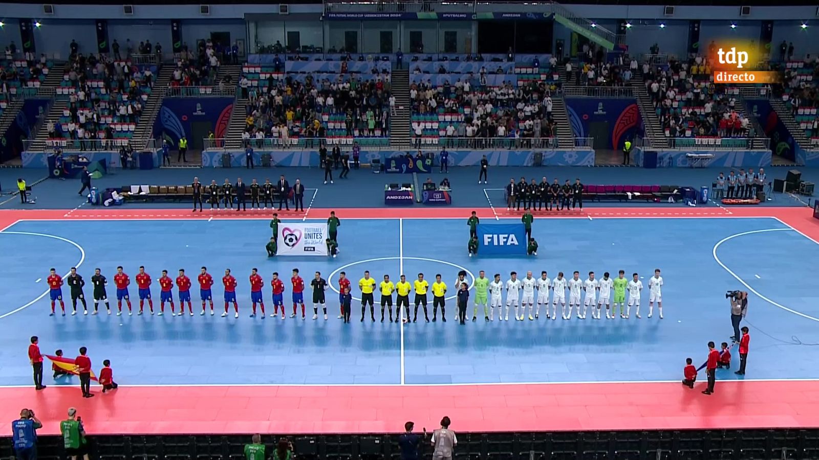 Fútbol Sala - Copa del Mundo: España - Nueva Zelanda