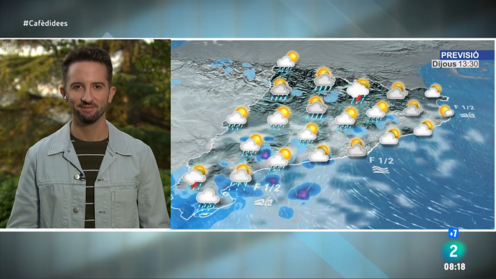 El temps - Dijous insegur i amb una nova tongada de ruixats intensos