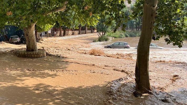 Fuertes tormentas en Albacete