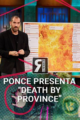 La Revuelta - 'Death by province', el nuevo juego de Jorge Ponce