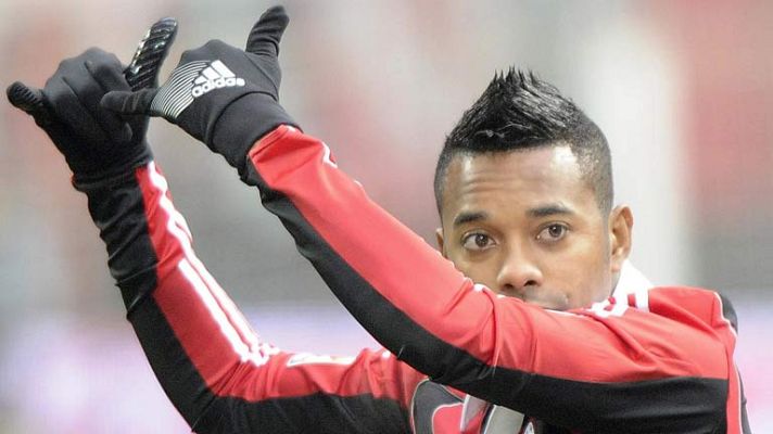 Telediario 1 - El Milan negocia con el Flamingo el traspaso de Robinho