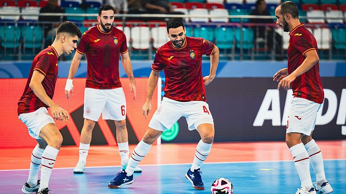 España golea a Libia por 0 a 8 y pasa como primera de grupos a octavos en el Mundial de fútbol sala