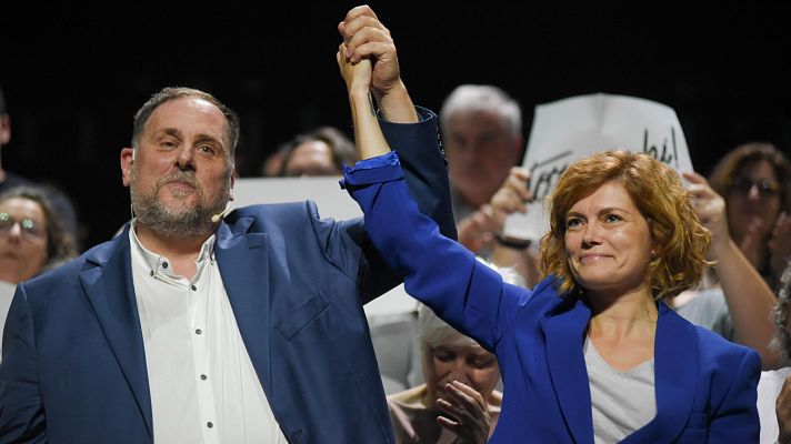 Telediario Fin de Semana - Junqueras se compromete a "coser y recoser" la organización de ERC