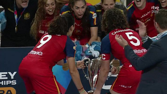 Hockey sobre patines - Hockey patines: España, campeona mundial al ganar a Portugal
