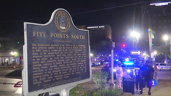 Telediario Fin de Semana - Cuatro muertos y varios heridos en un tiroteo en Alabama